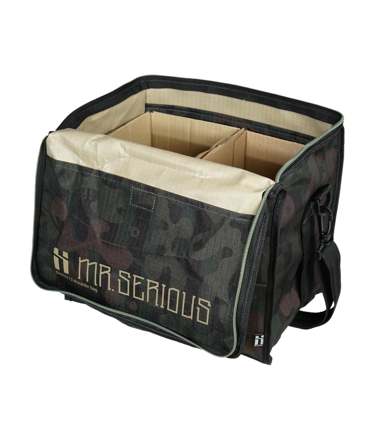 Mr. Serious Camo District 12 Pack Shoulder Bag