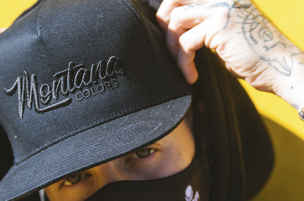 MTN Snapback Hat Embroidered Black