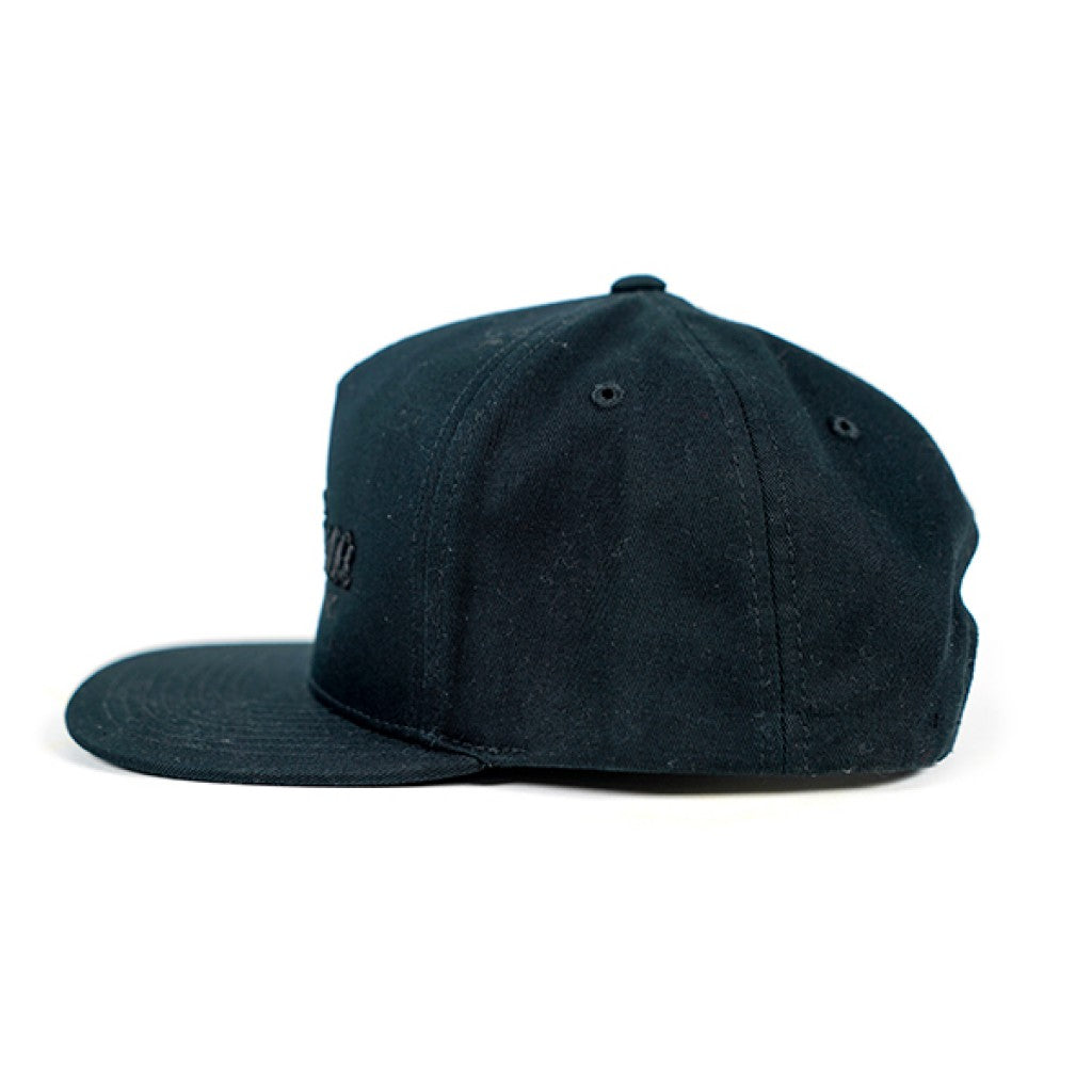 MTN Snapback Hat Embroidered Black